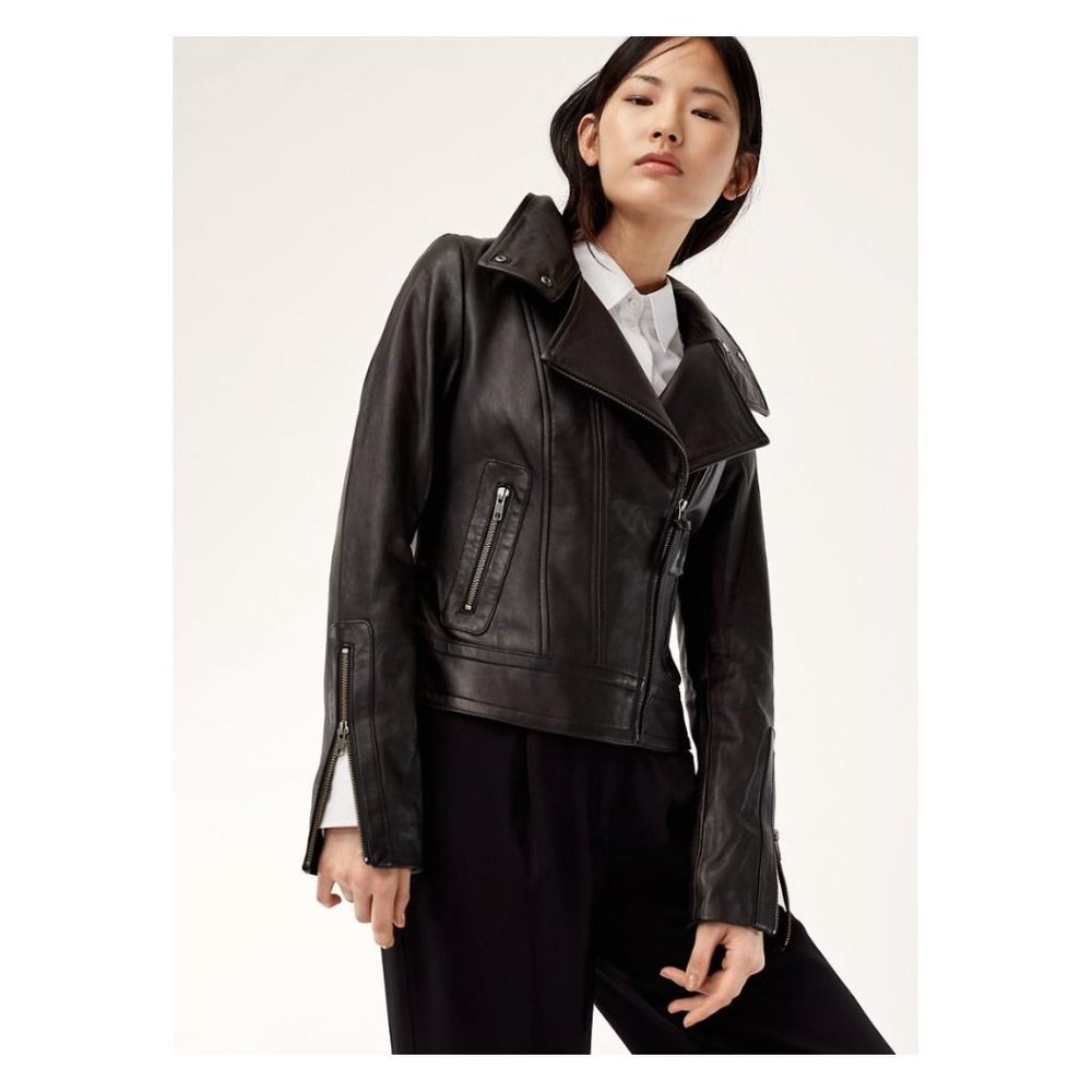 Kenya Mackage-Aritzia Leather Jacket